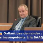 😱 Gallant ose demander : « Des incompétents à la SAAQ ? »