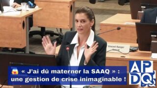 😱 « J’ai dû materner la SAAQ » : une gestion de crise inimaginable !