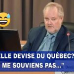 Nouvelle devise du Québec? 😱 “Je me souviens pas…”