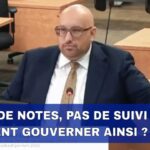 ❌ Pas de notes, pas de suivi : comment gouverner ainsi ?