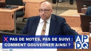 ❌ Pas de notes, pas de suivi : comment gouverner ainsi ?