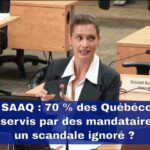 ⚡ SAAQ : 70 % des Québécois desservis par des mandataires : un scandale ignoré ?