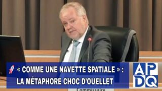 🚀 « Comme une navette spatiale » : la métaphore choc d’Ouellet