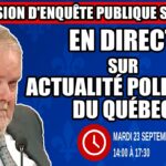 🔴 COMMISSION D’ENQUÊTE SAAQCLIC – 23 septembre 2025 (session du midi)