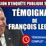 Commission d’enquête SAAQclic  : Témoignage de François Legault
