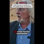 Didier Raoult s’exprime au micro de Nexus à la cour d’appel d’Aix-en-Provence