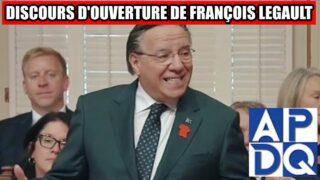💥 Discours choc de Legault : économie, identité, syndicats