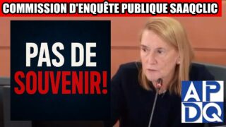 Je n’ai pas de souvenir. Dit Francine Lépinay