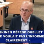 🕵️ Koskinen défend Ouellet : « On ne voulait pas l’informer clairement »