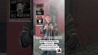 Palestine : manif demain à Bruxelles avec Michel Collon