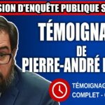 Commission d’enquête SAAQclic : Témoignage de Pierre-André Hudon