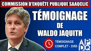Commission d’enquête SAAQclic : Témoignage de Waldo Jaquith