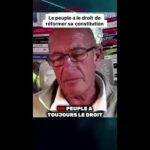 Étienne Chouard rappelle le pouvoir du peuple concernant la constitution