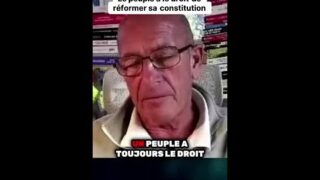 Étienne Chouard rappelle le pouvoir du peuple concernant la constitution