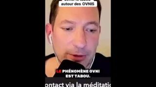Fabrice Bonvin souhaite lever le tabou autour des OVNIS !
