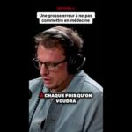 Pablo Buono dévoile une grosse erreur à ne pas commettre en médecine !