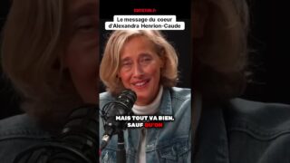 Le cri du coeur d’Alexandra Henrion-Caude !
