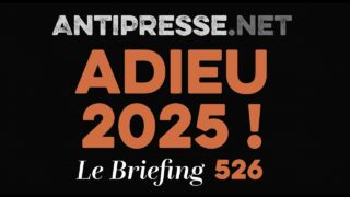 ADIEU 2025 ! 26.12.2025 — Le briefing avec Slobodan Despot
