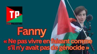 Elle marche pour la Palestine. Entretien avec Fanny. Elle marche pour la Palestine. Entretien avec Fanny.