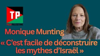 Le narratif israélien face aux faits. Entretien avec Monique Munting.