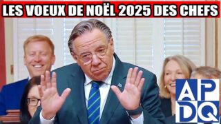 🎄 Legault lance ses vœux… et ça pique! 🔥 🎄 Legault lance ses vœux… et ça pique! 🔥