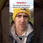 Un agriculteur demande la démission de la ministre de l&rsquo;agriculture