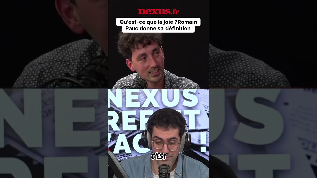 Une définition significative de la joie donnée par Romain Pauc !