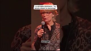 La véritable résistance : ne jamais relayer le mensonge ! Le message fort de Marion Saint-Michel !