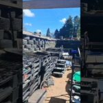 Chantier de la serre semi-enterrée et les semis qui commencent à sortir 🌱 Chantier de la serre semi-enterrée et les semis qui commencent à sortir 🌱