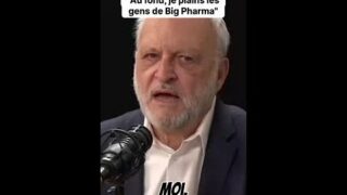 « Je plains les gens de Big Pharma » Laurent Schwartz
