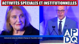 🏅 L&rsquo;Assemblée nationale honore 4 grands Québécois !