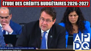 ⚡ Crédits énergie : le ministre Drainville sur la sellette pendant 75 min!