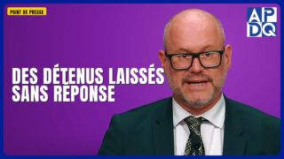 🔒 Des détenus vulnérables laissés à eux-mêmes : le Protecteur du citoyen sonne l’alarme 🔒 Des détenus vulnérables laissés à eux-mêmes : le Protecteur du citoyen sonne l’alarme