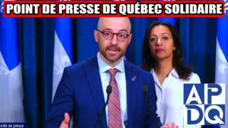 🎬 QS attaque la CAQ sur la culture, le numérique et le coût de la vie!