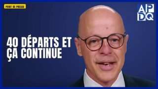 🚨 40 députés CAQ qui partent : l&rsquo;effet Fréchette expliqué par le PQ
