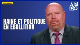 🚨 Banderole haineuse à Shawinigan : le ministre réagit fermement