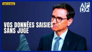 🔐 Données des Québécois accessibles SANS jugement : la ministre l&rsquo;admet enfin!
