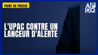 🚨 L&rsquo;UPAC contre un fonctionnaire : Duhaime crie au scandale politique