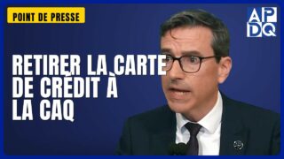 🔥 Déficit de 7,8 G$ : le PQ exige qu’on retire la carte de crédit à la CAQ 🔥 Déficit de 7,8 G$ : le PQ exige qu’on retire la carte de crédit à la CAQ