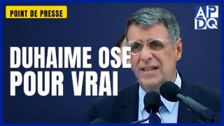 🔥 Duhaime lance la campagne du PCQ : «Oser pour vrai»! 🔥 Duhaime lance la campagne du PCQ : «Oser pour vrai»!