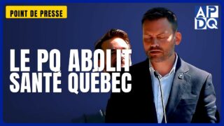 🏥 Le PQ veut abolir Santé Québec : voici pourquoi