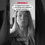 Le témoignage bouleversant d’une mère face aux effets secondaires. Le témoignage bouleversant d’une mère face aux effets secondaires.