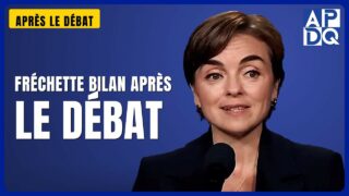 🎤 Fréchette après le débat : satisfaite, elle répond aux journalistes 🎤 Fréchette après le débat : satisfaite, elle répond aux journalistes