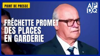 🏫 Fréchette promet 25 000 places en garderie d&rsquo;ici 2030 !