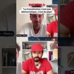 « La constitution n’est pas démocratique, c’est du pipo » « La constitution n’est pas démocratique, c’est du pipo »