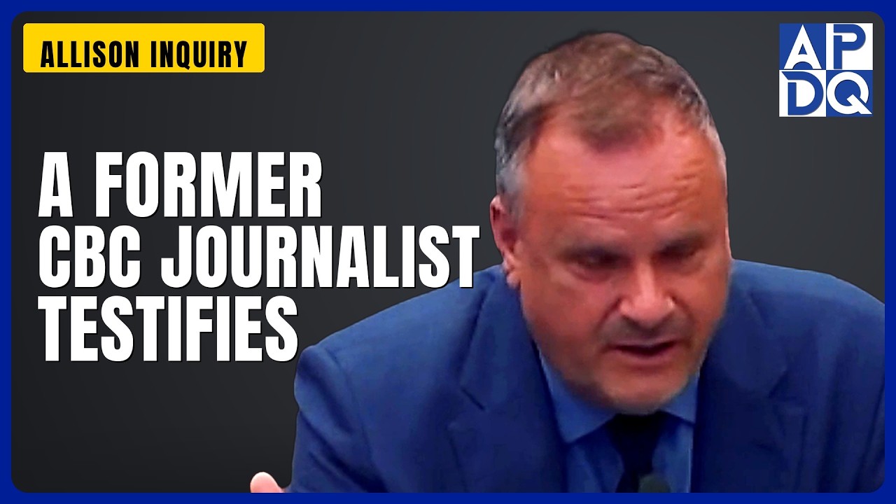🎙️ Rodney Palmer Tells the Allison Inquiry He Believes CBC Became a State Broadcaster