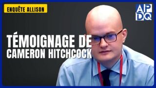 Témoignage de Cameron Hitchcock | Enquête Allison