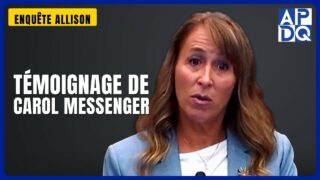 Témoignage de Carol Messenger | Enquête Allison