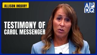 Testimony of Carol Messenger | Allison Inquiry