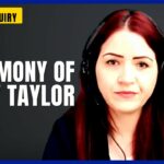 Testimony of Drew Taylor | Allison Inquiry Testimony of Drew Taylor | Allison Inquiry